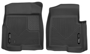 Ford F-150 Floor Liners - Front - Husky Liners - X-act Contour - Black - `09-`12 Ford F-150 Floor Liners - Front - Husky Liners - X-act Contour - Black - `09-`12